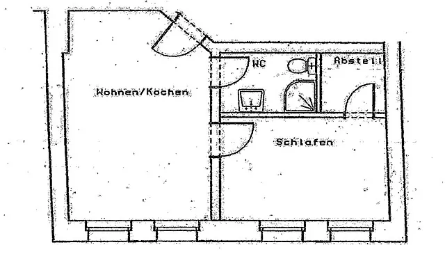 2-Raum-Wohnung in der City – Geiststraße 46
